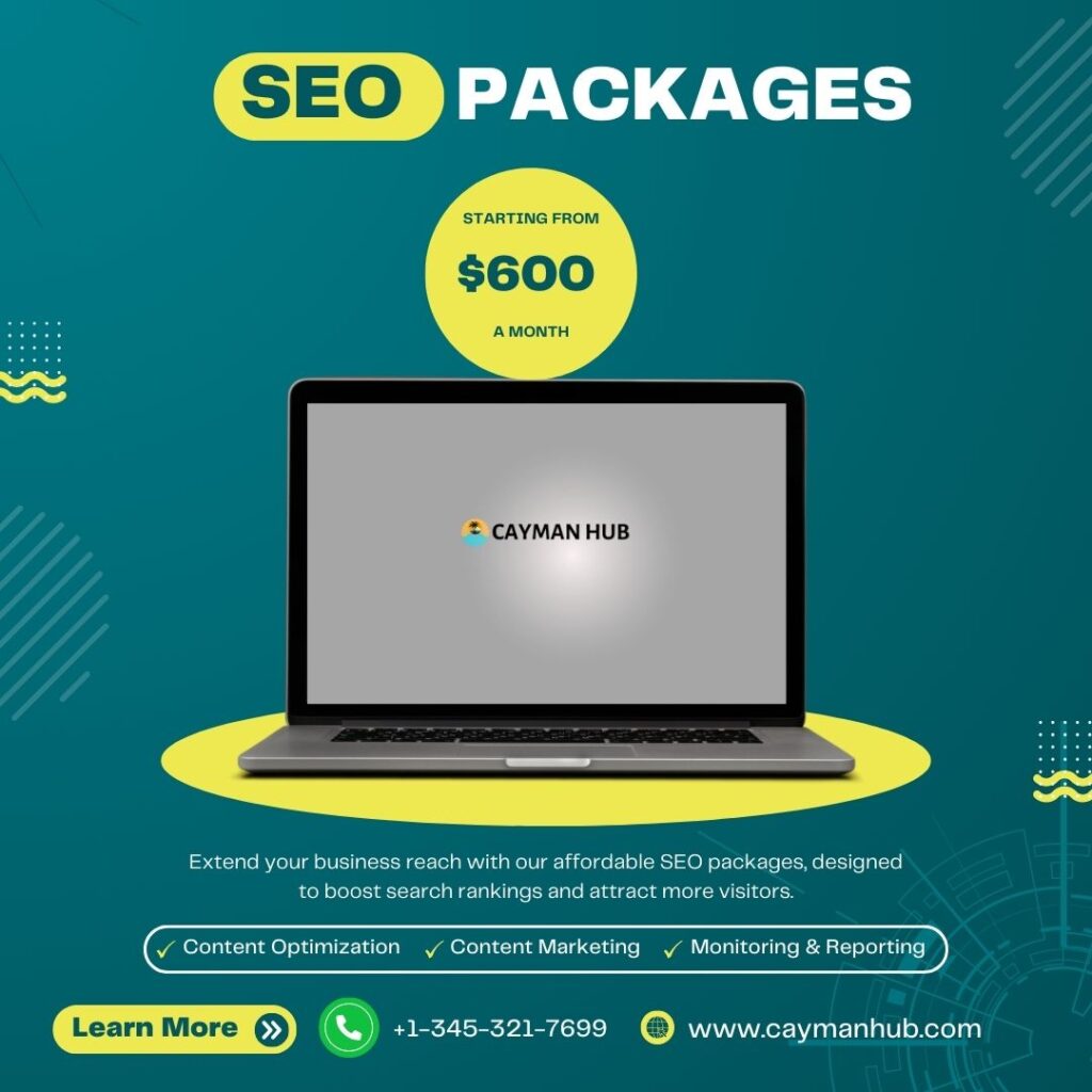 seo pricing from cayman hub